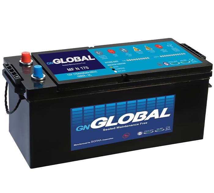 gn global 170 ampere truck battery
