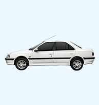 عکس پژو پارس سفید